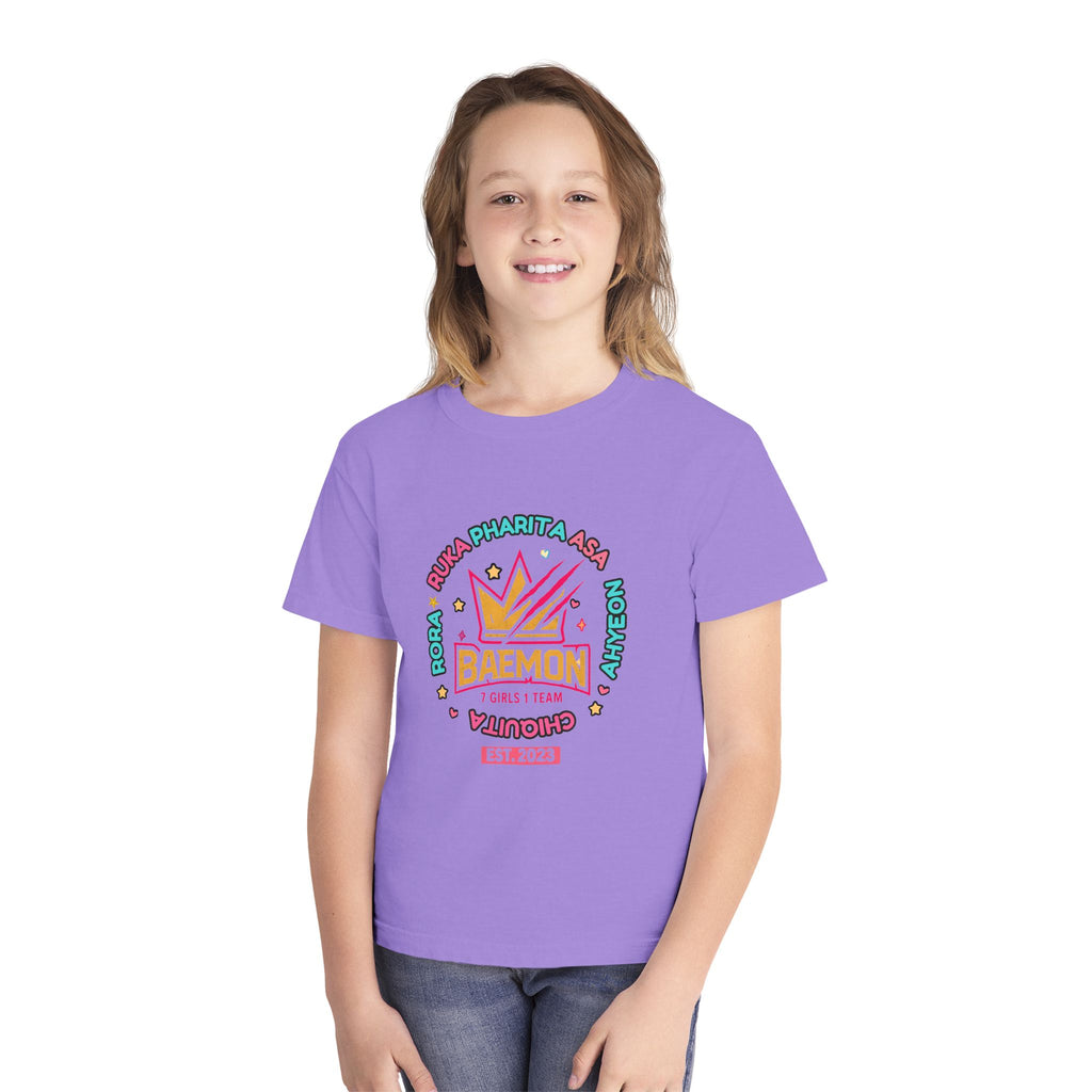 Youth Tee — BAEMON Girls Team Crown Graphic (Est. 2023)