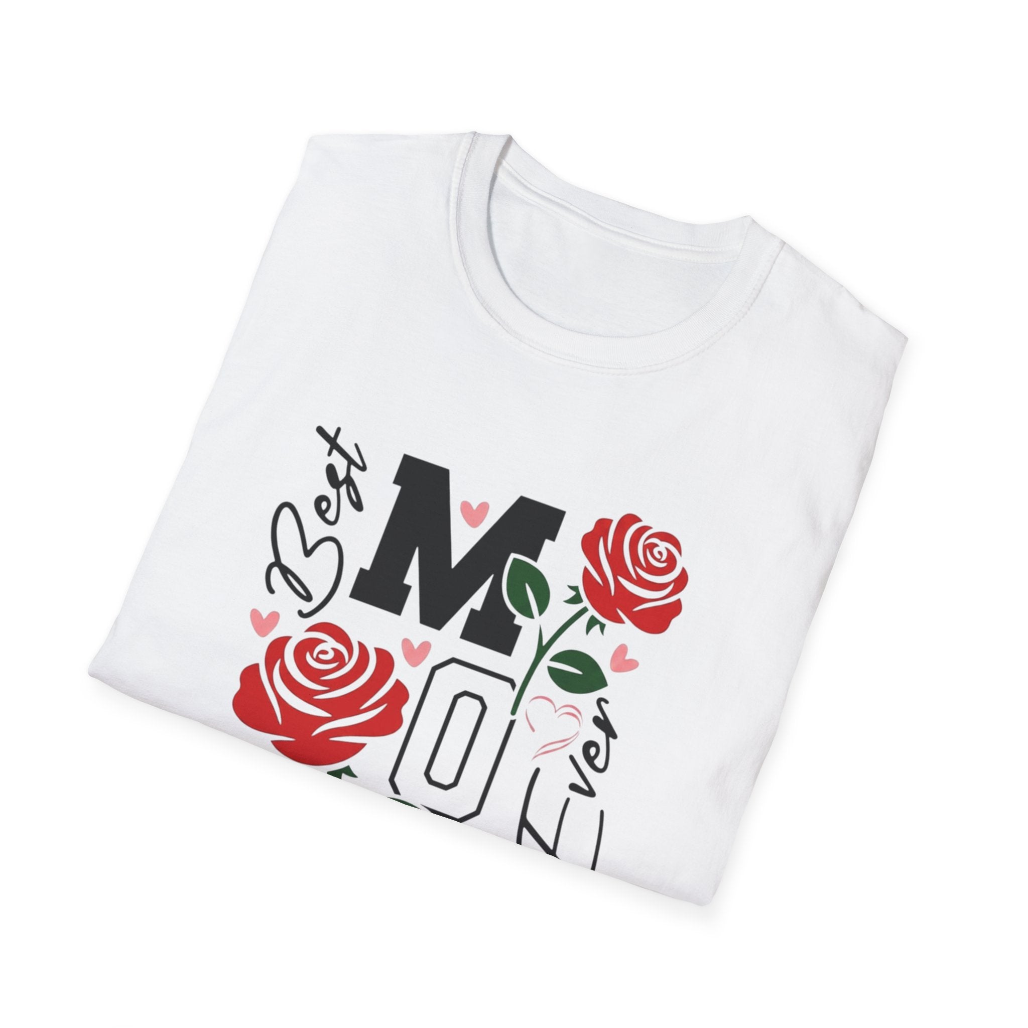 Best Mom Ever Floral T-Shirt — "Best Mom All Day Everyday" Mother's Day Gift