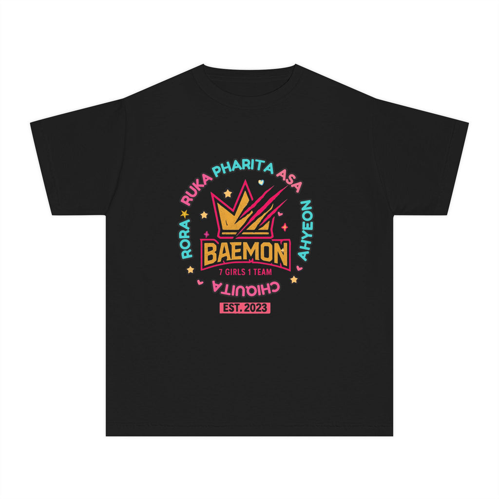 Youth Tee — BAEMON Girls Team Crown Graphic (Est. 2023)