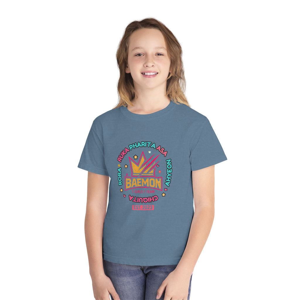 Youth Tee — BAEMON Girls Team Crown Graphic (Est. 2023)