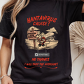 Hantavirus Cruise ? Funny Mouse flight , No Thanks I will take the airplane, travel Humor Graphic Tee