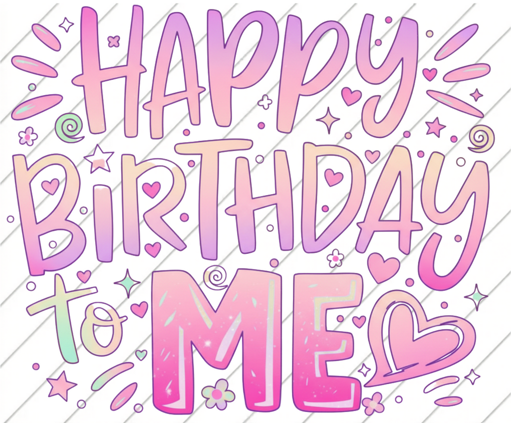 happy birthday to me png-svg