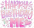 happy birthday to me png-svg